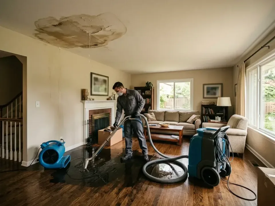 attic-pipe-burst-ceiling-drip-008 — frequently asked questions, Water Damage Restoration & Carpet Care in Kemp Mill, MD